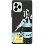 Прозрачный чехол BoxFace Oukitel C21 Pro City Girl