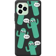 Прозрачный чехол BoxFace Oukitel C21 Pro с 3D-глазками HIYA