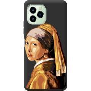 Прозрачный чехол BoxFace Oukitel C21 Pro Девушка с жемчужной серёжкой