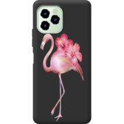 Прозрачный чехол BoxFace Oukitel C21 Pro Floral Flamingo