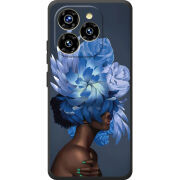 Чохол BoxFace Oukitel C50 Exquisite Blue Flowers
