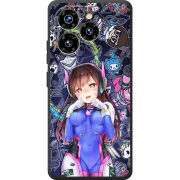 Чохол BoxFace Oukitel C50 Overwatch D.VA