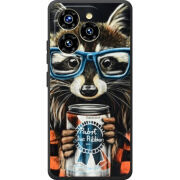 Чохол BoxFace Oukitel C50 Енот с банкой