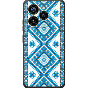 Чохол BoxFace Oukitel C50 Блакитний Орнамент