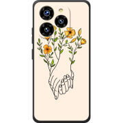 Чохол BoxFace Oukitel C50 Flower Hands