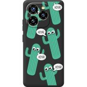 Прозорий чохол BoxFace Oukitel C50 с 3D-глазками HIYA