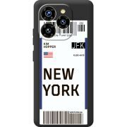 Прозорий чохол BoxFace Oukitel C50 Ticket New York
