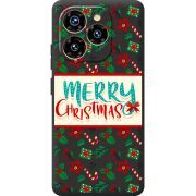 Прозорий чохол BoxFace Oukitel C50 Vintage Christmas Pattern