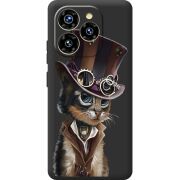 Прозорий чохол BoxFace Oukitel C50 Steampunk Cat