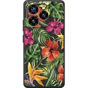 Прозорий чохол BoxFace Oukitel C50 Tropical Flowers