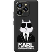 Чорний чохол BoxFace Oukitel C50 Cat in Black