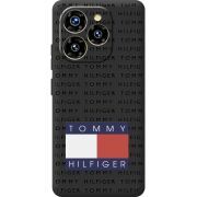 Чорний чохол BoxFace Oukitel C50 Tommy Print