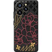 Чорний чохол BoxFace Oukitel C50 FranceFlowers
