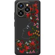 Чорний чохол BoxFace Oukitel C50 3D Ukrainian Muse