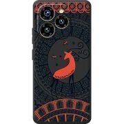 Чорний чохол BoxFace Oukitel C50 Ornament