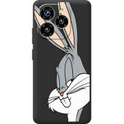 Чорний чохол BoxFace Oukitel C50 Lucky Rabbit
