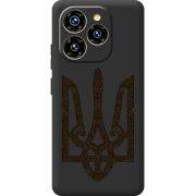 Чорний чохол BoxFace Oukitel C50 Ukrainian Trident
