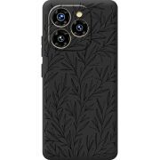 Чорний чохол BoxFace Oukitel C50 Leaves