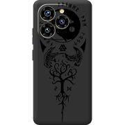 Чорний чохол BoxFace Oukitel C50 Hugin and Munin