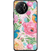 Чохол BoxFace Blackview Shark 8 Birds in Flowers