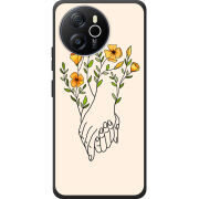 Чохол BoxFace Blackview Shark 8 Flower Hands
