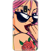 Чехол Uprint Samsung J260 Galaxy J2 Core Pink Girl