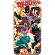 Чехол Uprint Samsung J260 Galaxy J2 Core Deadpool and Mary Jane