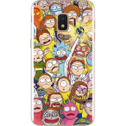 Чехол Uprint Samsung J260 Galaxy J2 Core Rick and Morty