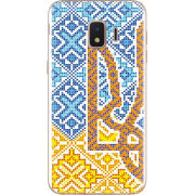 Чехол Uprint Samsung J260 Galaxy J2 Core Тризуб Вишивка