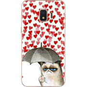Чехол Uprint Samsung J260 Galaxy J2 Core Raining Hearts
