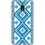 Чехол Uprint Samsung J260 Galaxy J2 Core Блакитний Орнамент