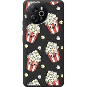 Прозорий чохол BoxFace Blackview Shark 8 с 3D-глазками Popcorn