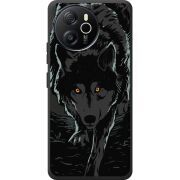 Чорний чохол BoxFace Blackview Shark 8 Wolf
