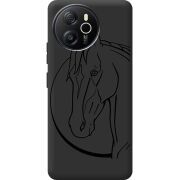 Чорний чохол BoxFace Blackview Shark 8 Horse