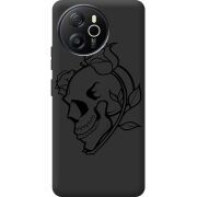 Чорний чохол BoxFace Blackview Shark 8 Skull and Roses