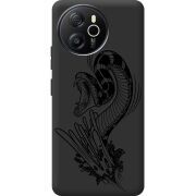 Чорний чохол BoxFace Blackview Shark 8 Snake