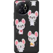 Прозорий чохол BoxFace Blackview Oscal Tiger 12 с 3D-глазками Mouse