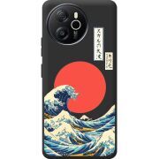 Прозорий чохол BoxFace Blackview Oscal Tiger 12 Большая волна в Канагаве