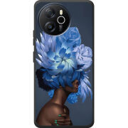 Чохол BoxFace Blackview Oscal Tiger 12 Exquisite Blue Flowers