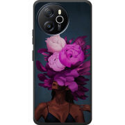 Чохол BoxFace Blackview Oscal Tiger 12 Exquisite Purple Flowers