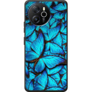 Чохол BoxFace Blackview Oscal Tiger 12 лазурные бабочки
