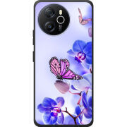 Чохол BoxFace Blackview Oscal Tiger 12 Orchids and Butterflies