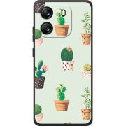 Чохол BoxFace Blackview Oscal Flat 1C L-green Cacti