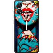 Чохол BoxFace Blackview Oscal Flat 1C Girl Pop Art
