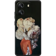 Чохол BoxFace Blackview Oscal Flat 1C Exquisite White Flowers