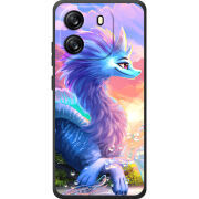 Чохол BoxFace Blackview Oscal Flat 1C Дракон Сісу