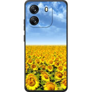 Чохол BoxFace Blackview Oscal Flat 1C Подсолнухи