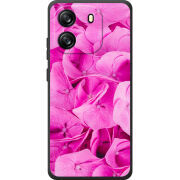 Чохол BoxFace Blackview Oscal Flat 1C Pink Flowers