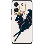 Чохол BoxFace Blackview Oscal Flat 1C Black Deer