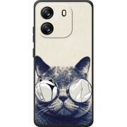 Чохол BoxFace Blackview Oscal Flat 1C Соглядатай Кот